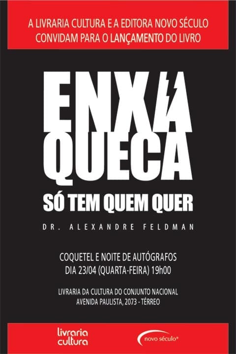 Convite para o Lançamento do livro Enxaqueca